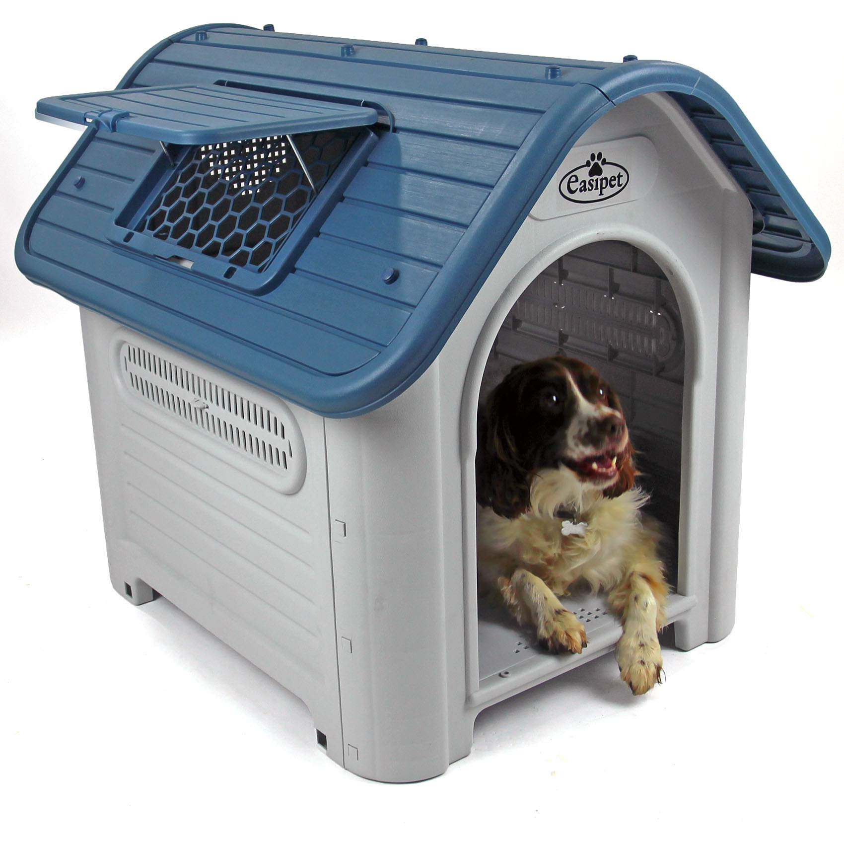 Plastic Dog Kennel Pet House Weatherproof Indoor Outdoor Animal Shelter  Easipet - Easipet