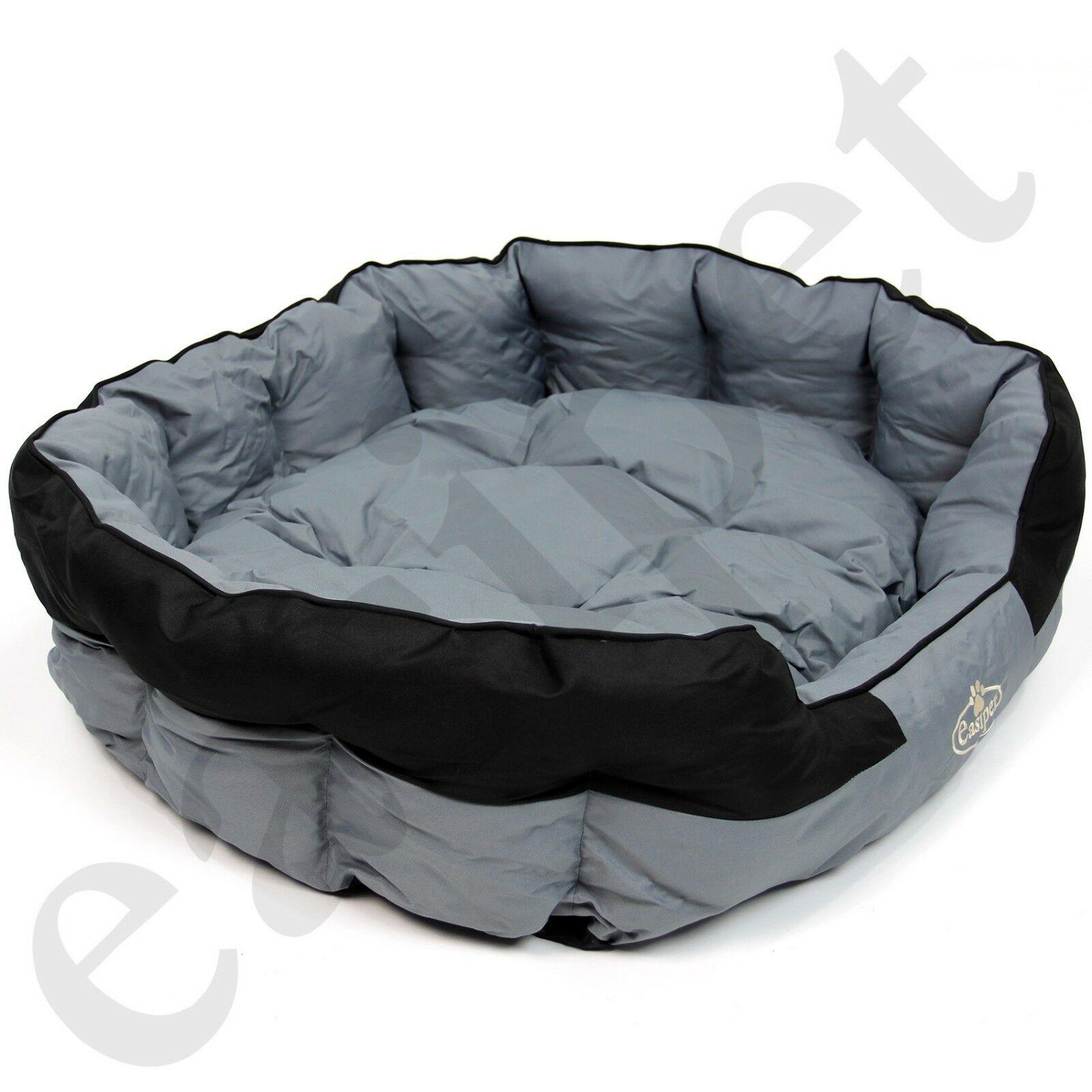 AllPetSolutions Dexter Beds Soft Waterproof Washable Hardwearing Basket Dog Bed S, Grey 
