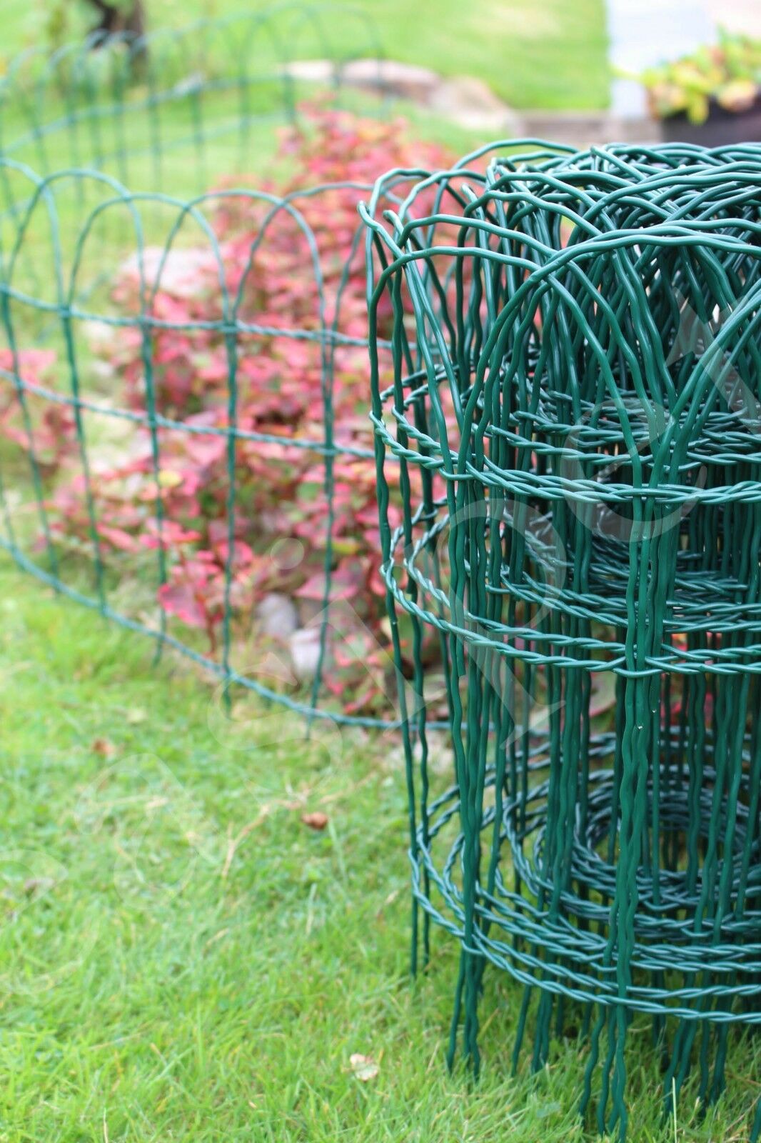 650 400 900mm x 10mtr Garden Border Wire Fence Green Lawn Edge Edging 